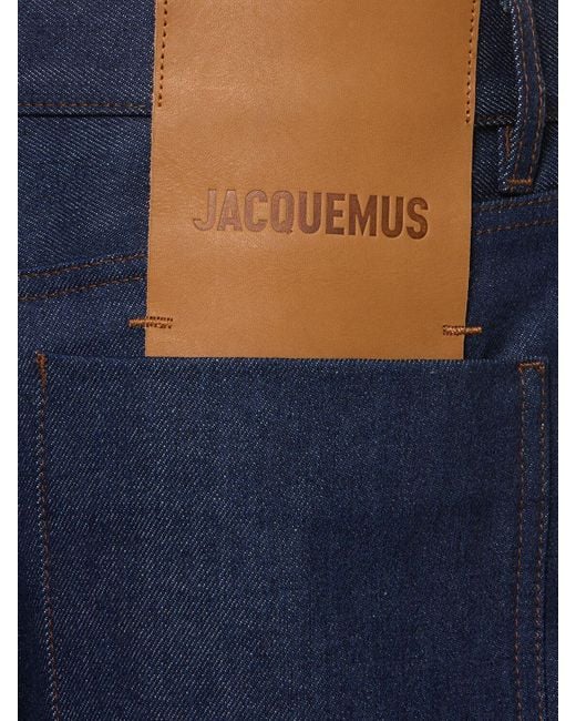 Jacquemus Blue Le De-nimes Ovalo Round Wide Jeans