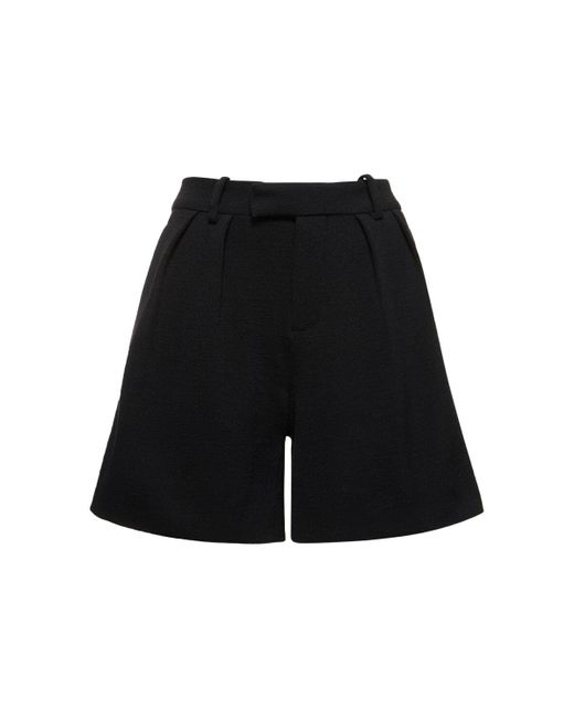 Shorts in jersey di lana di Gucci in Black