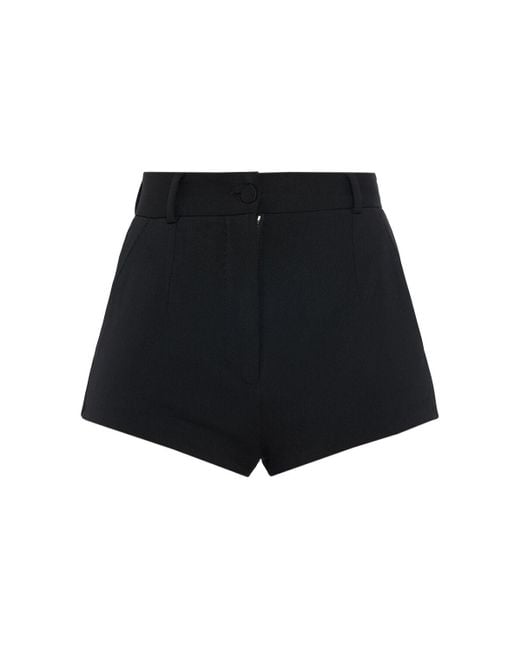 Dolce & Gabbana ストレッチウールブレンドタキシードショートパンツ Black