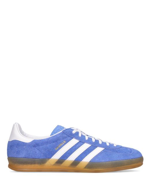 adidas Indoor Gazelle Brand embroidered Leather Low top Trainers