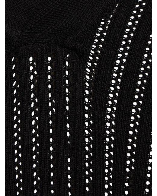 Frescobol Carioca Black Rino Knit S/s Cashmere Blend Polo for men