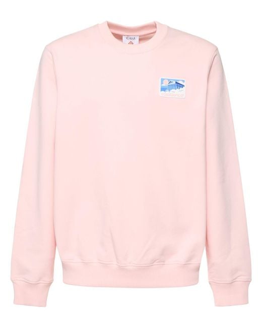 メンズ Casablanca Greek Temple スウェットシャツ Pink