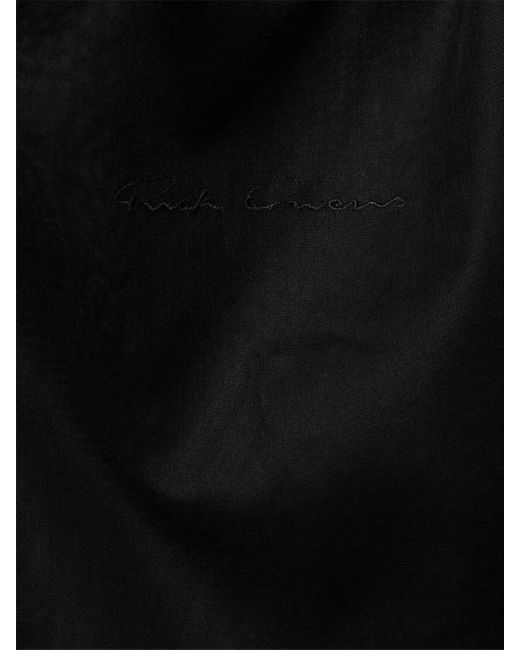 Chaqueta de algodón 73cms Rick Owens de hombre de color Black
