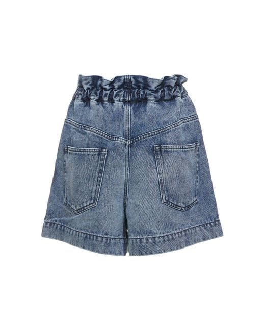 Isabel Marant Blue Denim-shorts "titea"