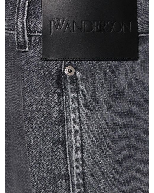 J.W. Anderson Gray Twisted Cotton Workwear Jeans for men
