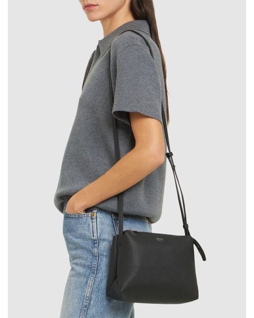 Khaite Medium Lina グレインレザーバッグ Black