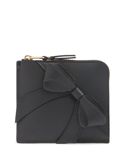 Donna Portafoglio Big Bow di Comme des Garçons in Black