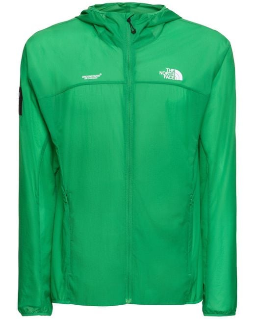 The North Face Green Soukuu Trail Run Packable Wind Jacket for men