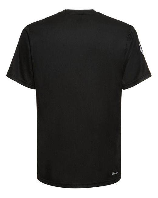 Camiseta con 3 bandas Adidas Originals de hombre de color Black