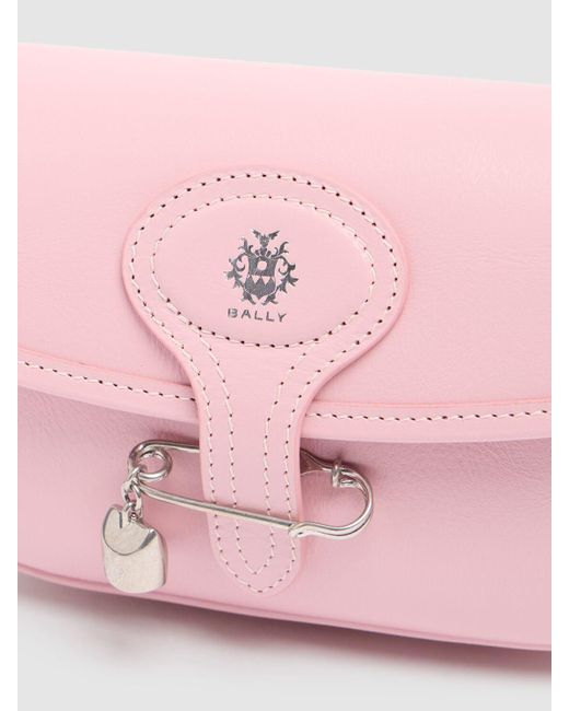 Femme Sac Porté Épaule En Cuir Sw Beckett Unique Bally en coloris Pink