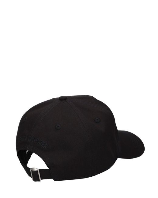 DSquared² Black Logo Baseball Hat for men