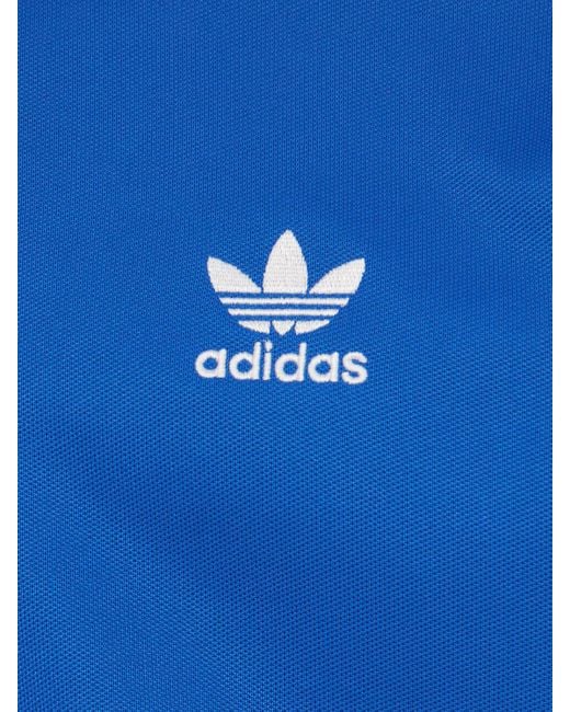 Adidas Originals Blue Uomo Classic Cotton Blend Track Jacket for men