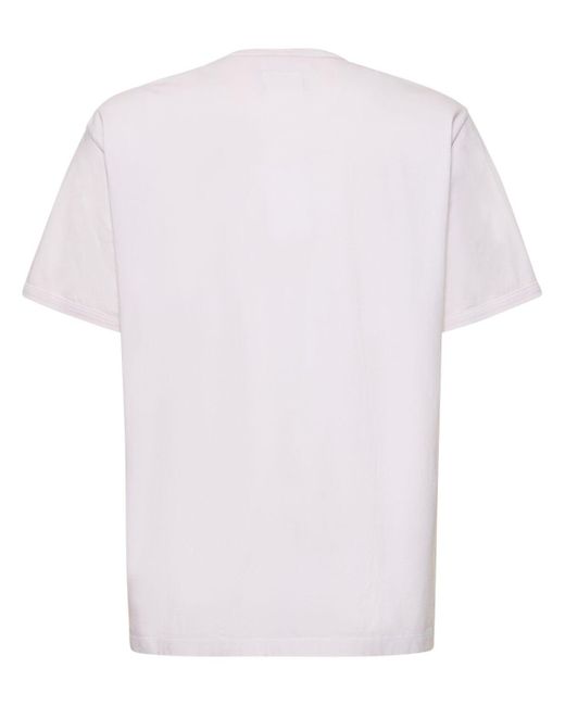 Doublet White My Friend Cotton T-Shirt for men