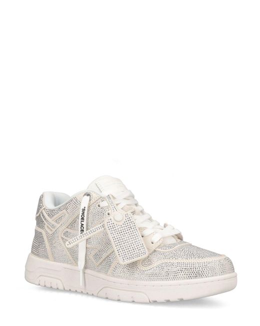 Off-White c/o Virgil Abloh Strass-sneakers "out Of Office" in White für Herren