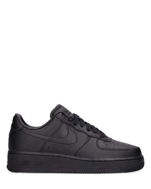 Nike Black Air Force 1 '07 Fresh Sneakers