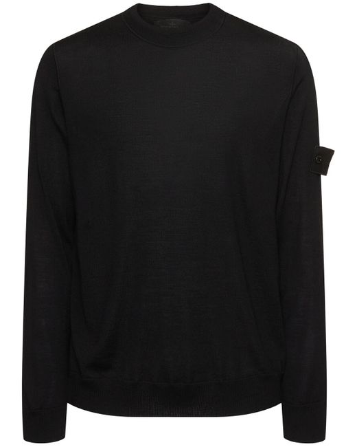 メンズ Stone Island Ghost スウェットシャツ Black