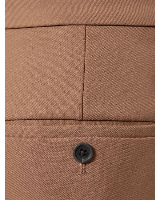 Pantaloni vent in misto lana di Helmut Lang in Brown