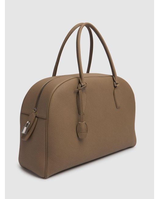 The Row Brown 15.75 India Matte Hammered Leather Bag