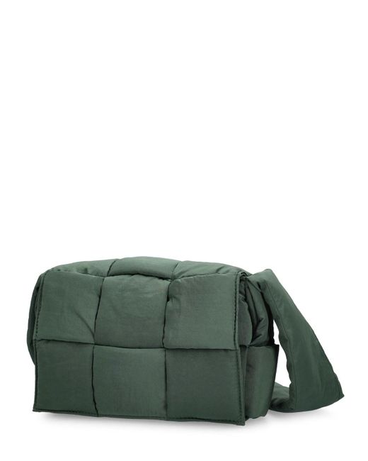 Bottega Veneta Green Cassette Small Padded Tech Crossbody Bag for men