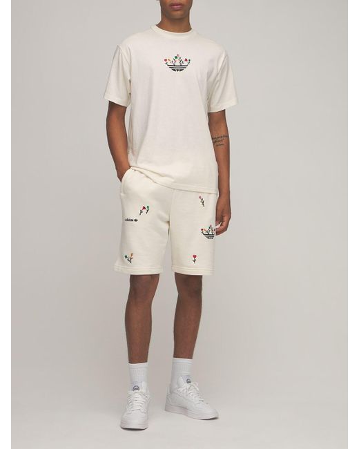 Adidas Originals T_shirt "trefoil Bloom" in White für Herren