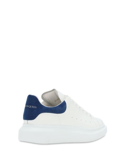 Alexander McQueen White 45mm Leather Sneakers for men