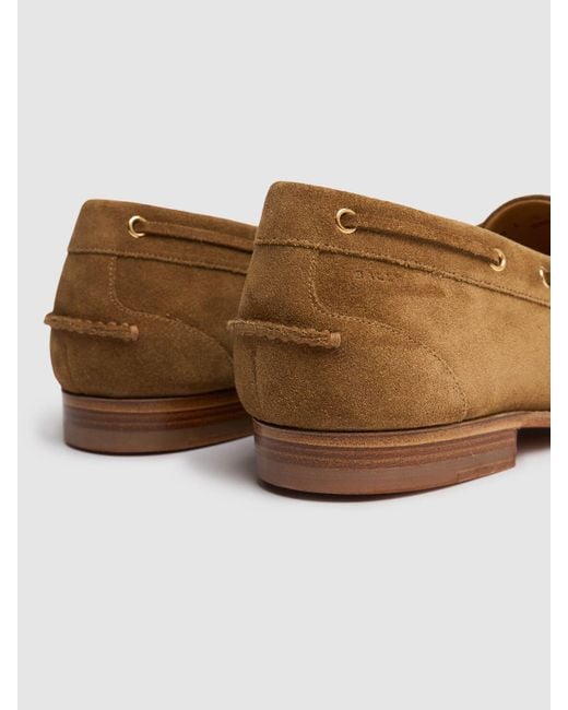 Bally Brown Lvr Exclusive 10Mm Plume Suede Loafers for men