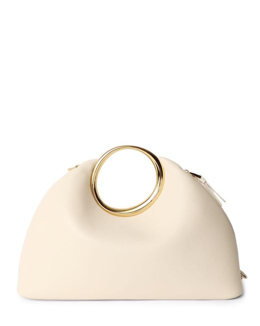 Jacquemus Natural Le Calino Leather Top Handle Bag