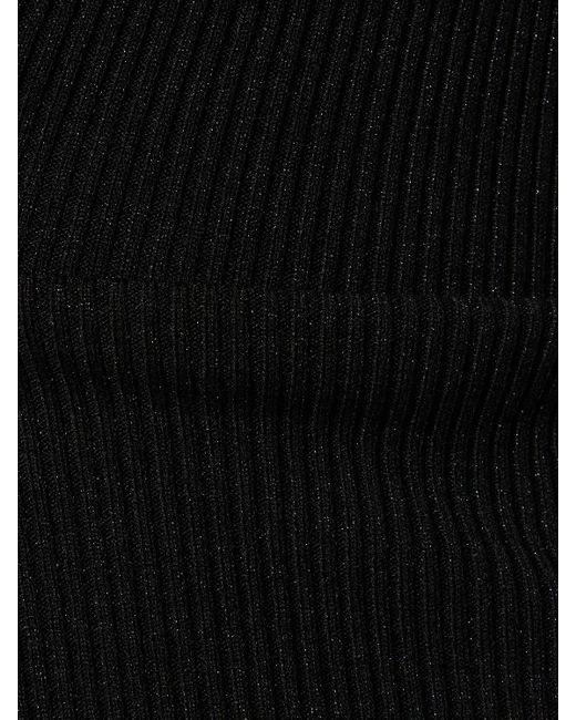 Haut manches courtes en viscose stretch peter Max Mara en coloris Black