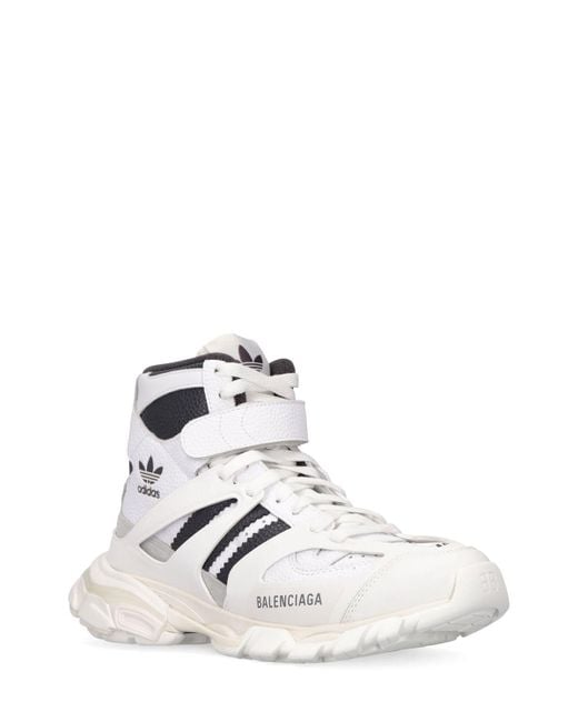 Balenciaga White Adidas Track Forum Sneakers for men