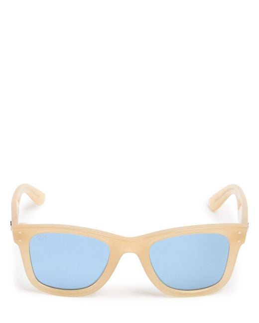 Donna Occhiali Da Sole Wayfarer Reverse di Ray-Ban in Blue