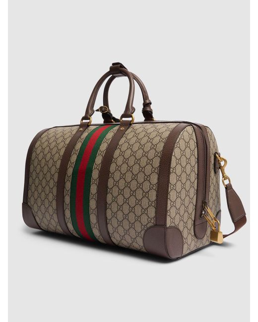 Gucci Brown Ophidia Gg Duffle Bag for men