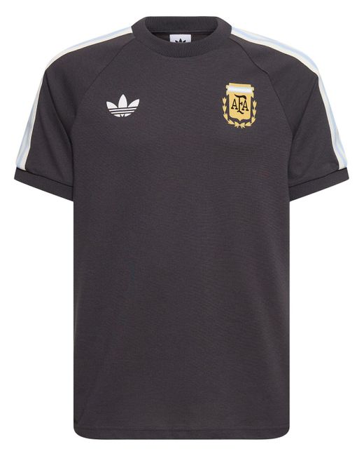 T-shirt argentina di Adidas Originals in Black da Uomo