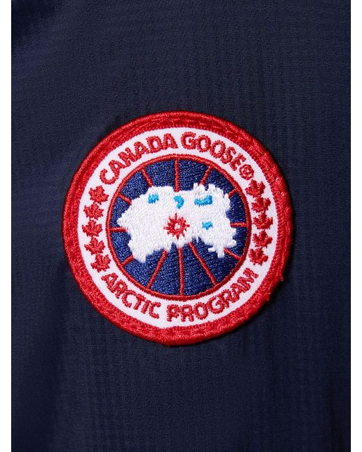 メンズ Canada Goose Lodge ナイロンダウンジャケット Blue