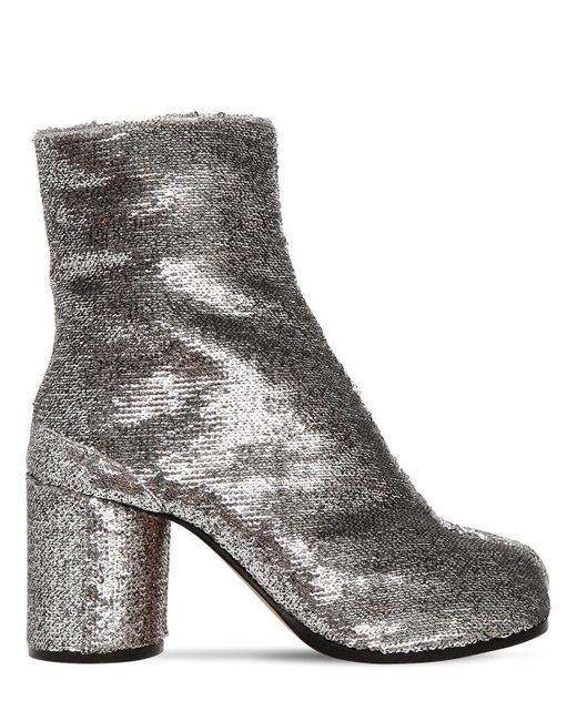 sequined boots
