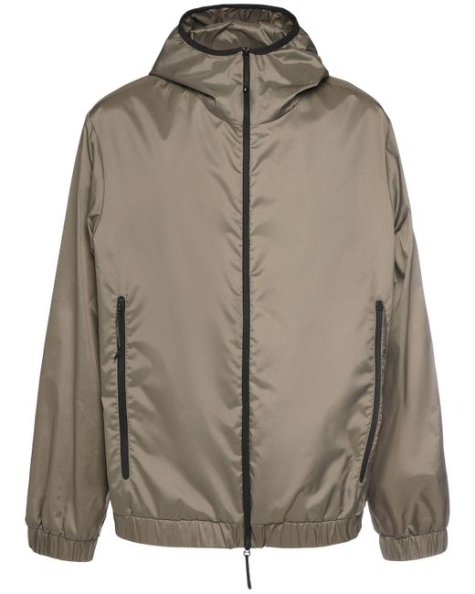 メンズ Moncler Algovia Nylon Rainwear Jacket Brown