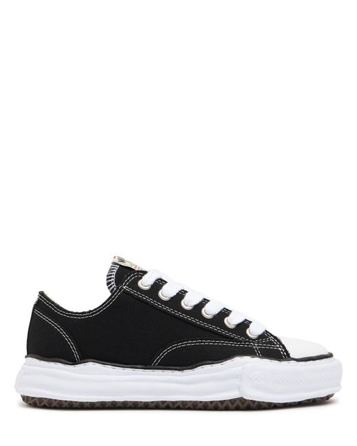 Maison Mihara Yasuhiro Black Sneakers Aus Canvas "peterson Og Sole"