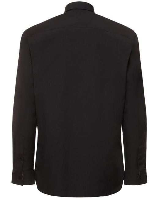 Burberry Black Sherfield Slim Fit Cotton Shirt for men
