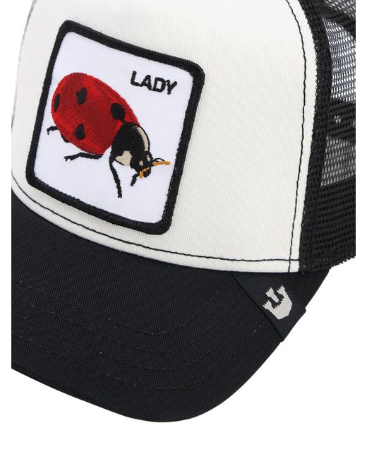 Goorin Bros Lady Bug Patch Trucker Hat In Black For Men Lyst