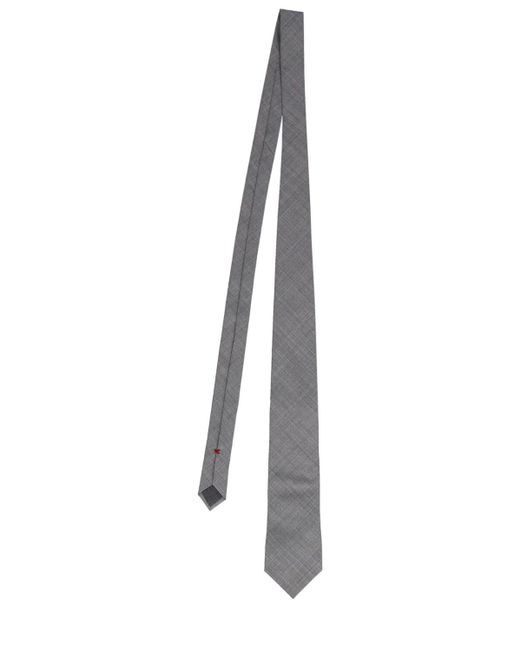 Brunello Cucinelli White Wool Tie for men