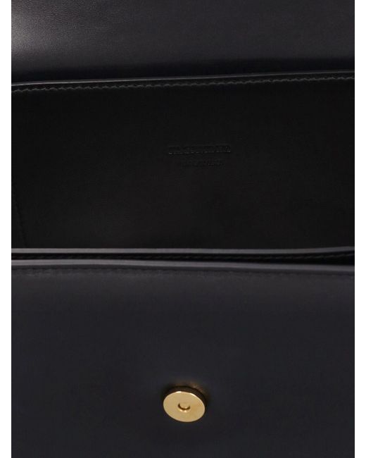 Jil Sander Black Medium Coin Leather Crossbody Bag