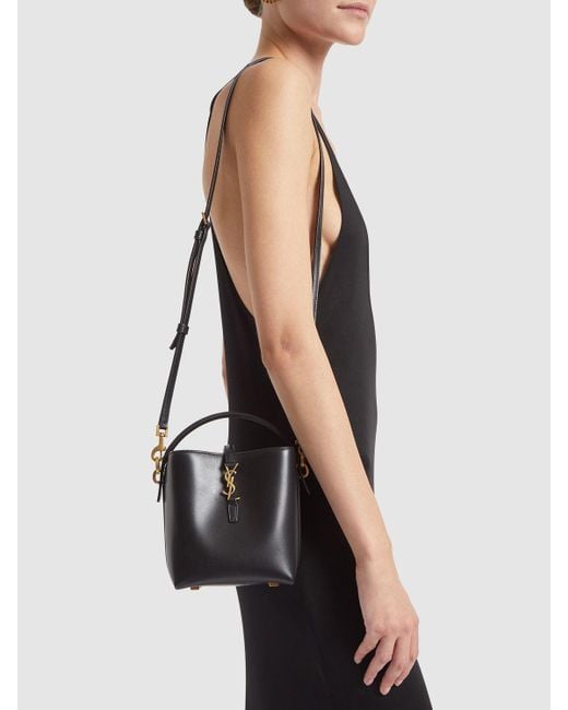 Saint laurent sao store leather shoulder bag