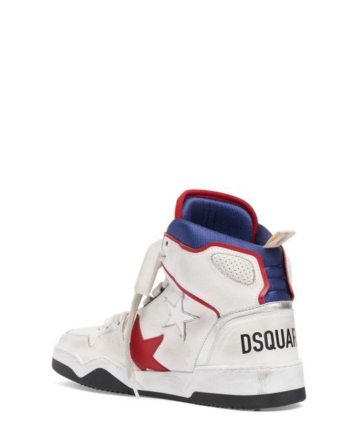 DSquared² High-top-sneakers "rocco Spider" in White für Herren