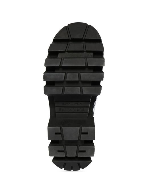 Balenciaga Black Bulldozer Lace-up Boots for men