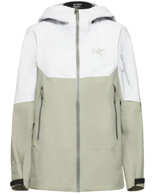 Arc'teryx White Sentinel Nylon Jacket