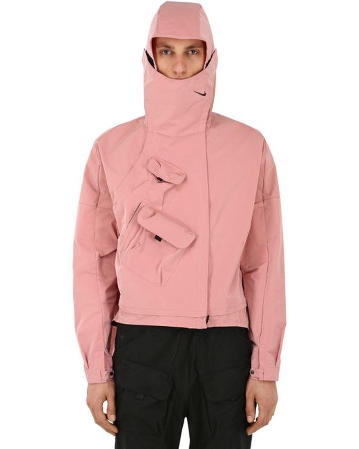 Nike Lab Nrg Aae 2.0 High Collar Jacket in Pink for Men | Lyst Canada