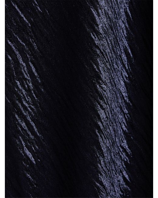 Roberto Cavalli Blue Damen Glänzendes Maxikleid