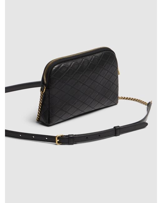 Saint Laurent Black Mini Gaby Quilted Leather Shoulder Bag