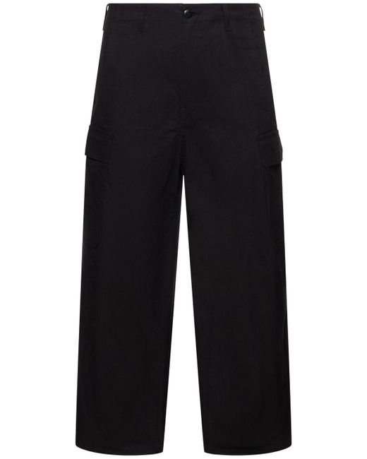 Doublet Blue Cotton Cargo Pants for men