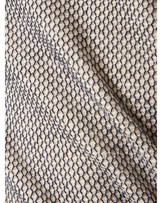 Aspesi Gray Cotton Knit Regular Fit S/s Polo for men