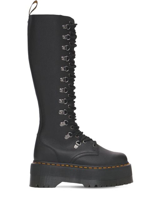 Stivali Alti 1b60 Max In Pelle 60mm di Dr. Martens in Nero | Lyst